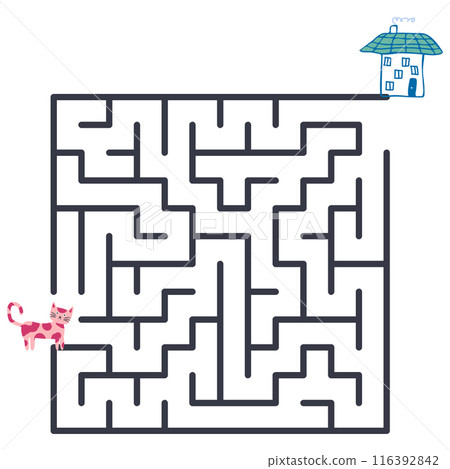 Children's game labyrinth. Find a way out of the maze Children's game labyrinth. Find a way out of the maze 116392842