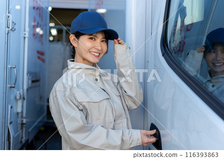 女卡車司機 女卡車司機 116393863