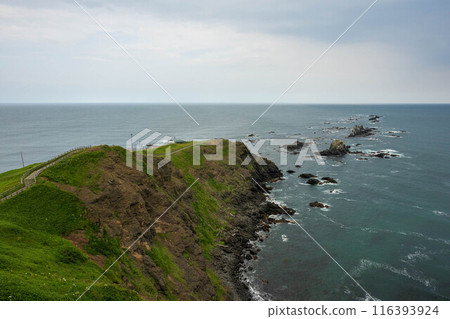 日本北海道襟裳岬美麗的風景 116393924