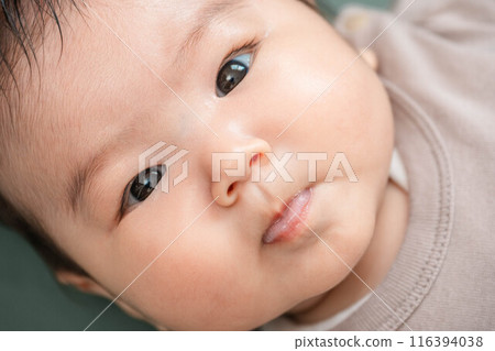 Up baby's face Up baby's face 116394038