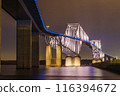 七夕天空下的東京門大橋 116394672