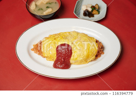 蛋包飯套餐午餐咖啡廳 116394779