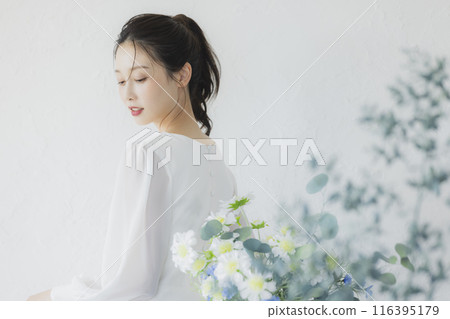 穿著婚紗的女人 116395179