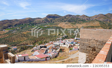 安達盧西亞的白色小鎮[西班牙/阿洛拉，馬拉加省] 116395353