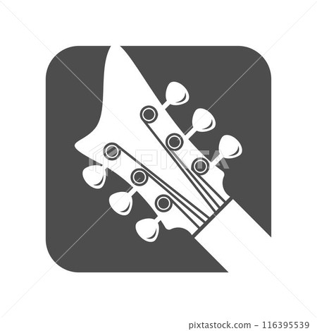 Guitar icon logo design Guitar icon logo design 116395539