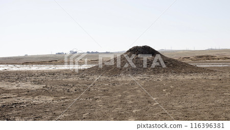 mud volcano, landscape photography 116396381