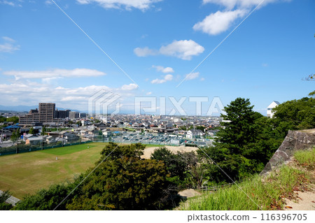 三重縣松阪市_松阪城跡的西北風光3_2023年9月 三重縣松阪市_松阪城跡的西北風光3_2023年9月 116396705