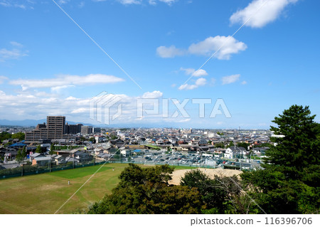 三重縣松阪市_松阪城跡西北風光4_2023年9月 三重縣松阪市_松阪城跡西北風光4_2023年9月 116396706