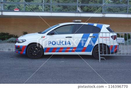 Portuguese police car Portuguese police car 116396770