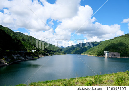 Kiso Village, Kiso District, Nagano Prefecture_North view from Misogawa Dam 4_September 2023 Kiso Village, Kiso District, Nagano Prefecture_North view from Misogawa Dam 4_September 2023 116397105