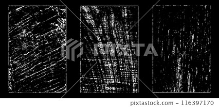 Black and white grunge. Distress overlay texture. Abstract surface dust and rough dirty wall background concept. Distress illustration simply place over object to create grunge effect. Vector EPS10. Black and white grunge. Distress overlay texture. Abstract surface dust and rough dirty wall background concept. Distress illustration simply place over object to create grunge effect. Vector EPS10. 116397170