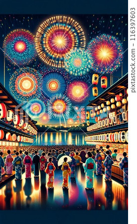 日本煙花節 日本煙花節 116397603