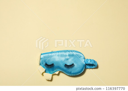 False eyelashes, concept of different makeup accessories 116397770