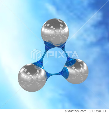 3d render molecule, 3d visualization, cg illustration 3d render molecule, 3d visualization, cg illustration 116398111