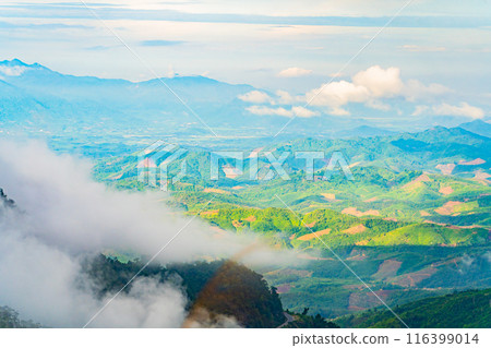 High-altitude landscape.   116399014