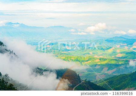 High-altitude landscape.   116399016