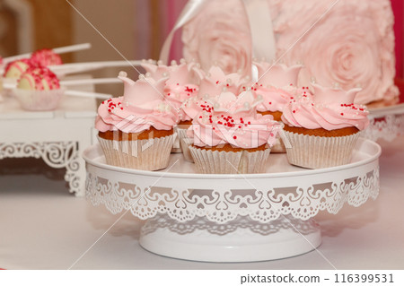 beautiful cake, candy and cake with a unit beautiful cake, candy and cake with a unit 116399531
