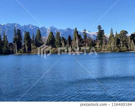 Lake Wakatipu in Queenstown New Zealand WPA Photo 116400184