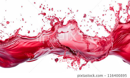 Red Wine Splashing 116400895