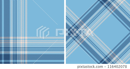 Check plaid set seamless pattern. Check plaid set seamless pattern. 116402078