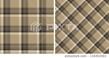 Check plaid set seamless pattern. 116402081