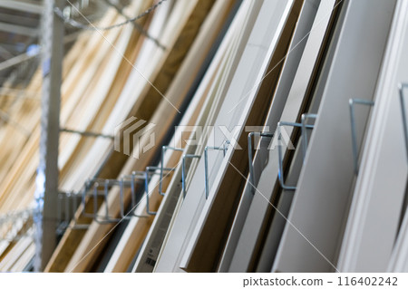 Assortment of wooden slats for repair, production of environmentally friendly materials 116402242