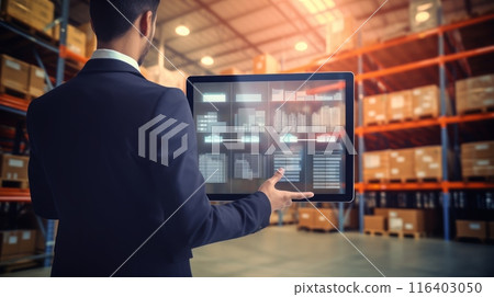 Smart Inventory management system concept 116403050
