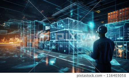 Utilize digital technology for optimizing warehouse operations, enhancing efficiency, and ensuring better organization 116403058