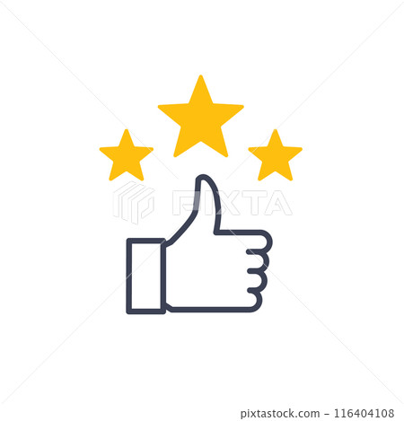 3 Star customer review quality rate satisfaction best service recommend. 3 star rate icon success 3 Star customer review quality rate satisfaction best service recommend. 3 star rate icon success 116404108