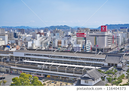 [View from Fukuyama Castle] Marunouchi, Fukuyama City, Hiroshima Prefecture 116404373