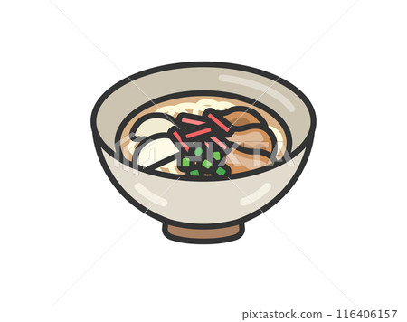 Illustration of Okinawa soba icon (line drawing color) Illustration of Okinawa soba icon (line drawing color) 116406157
