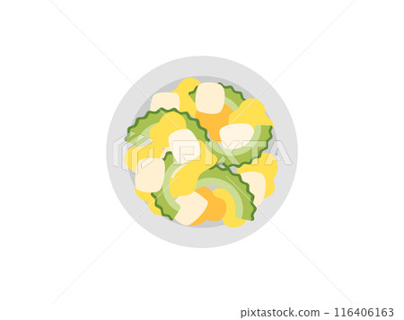 Illustration of Goya Chanpuru icon Illustration of Goya Chanpuru icon 116406163