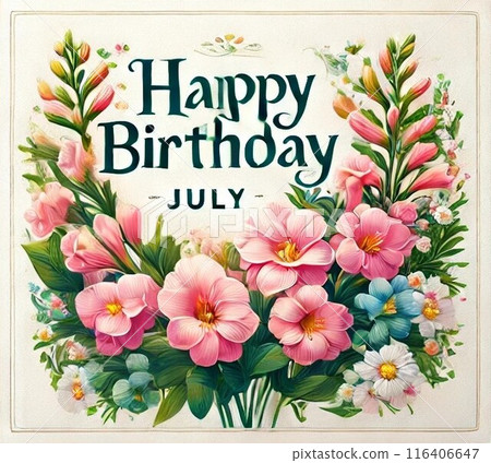 July Birthday Card 002 July Birthday Card 002 116406647