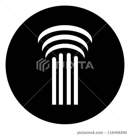 simple pillar logo 116406890
