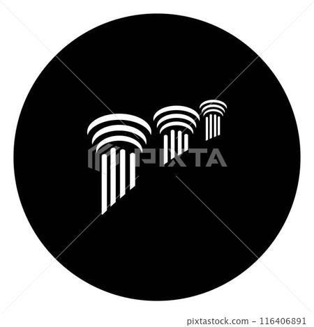 simple pillar logo 116406891