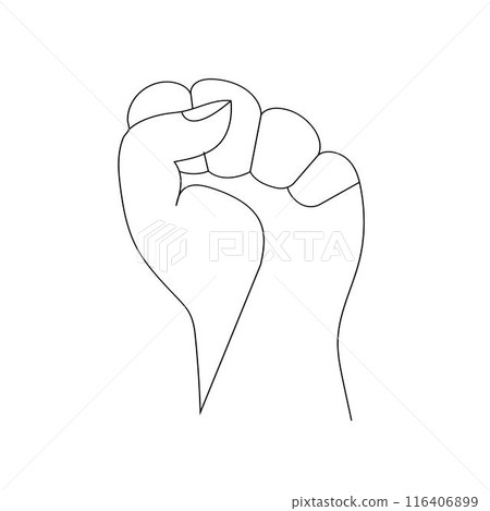 hand clenched logo 116406899