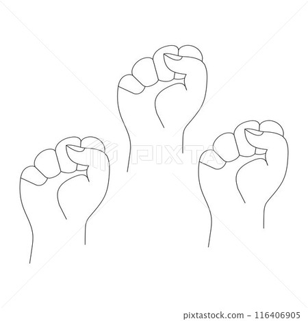 hand clenched logo 116406905