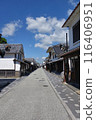 Tanba Sasayama City, clear, Kawaramachi Tsumairi merchant houses, early July 116406951