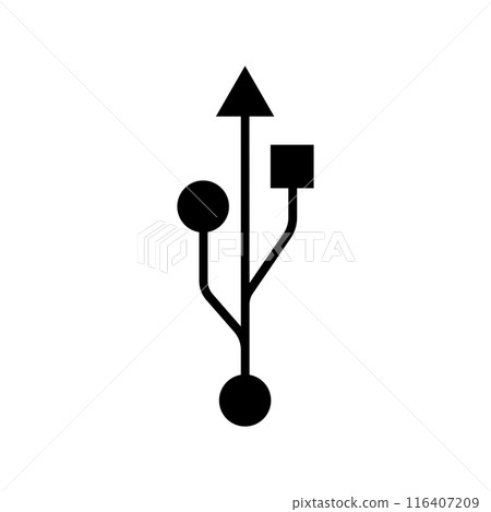 usb icon vector illustration design 116407209