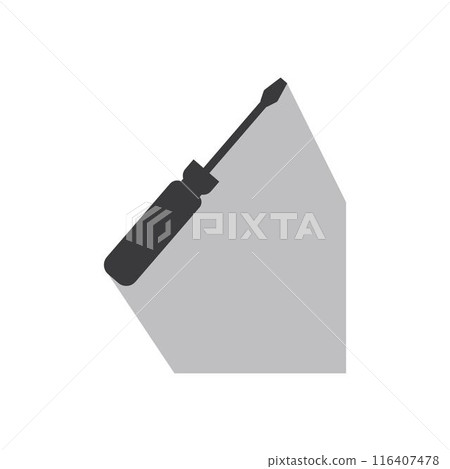screwdriver logo stock 116407478