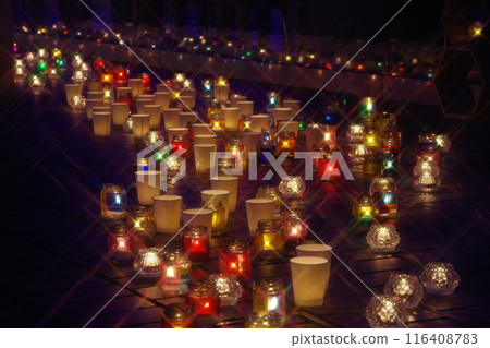 Uonuma City Koidego Cultural Center Tanabata Candle Night Uonuma City Koidego Cultural Center Tanabata Candle Night 116408783