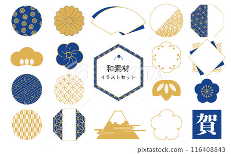 Japanese material set Japanese material set 116408843