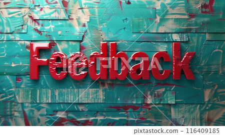Red Glossy Surface Customer review concept art poster. 116409185