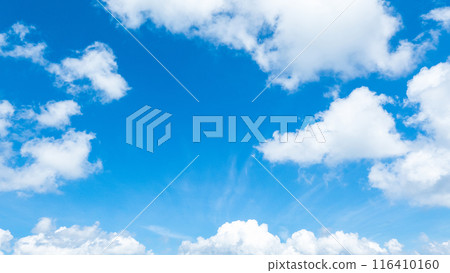 Refreshing blue sky 116410160