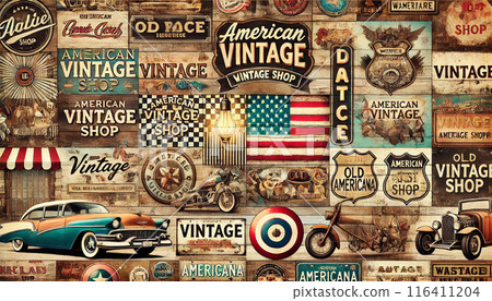 壁紙靈感來自美國古董店 116411204