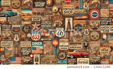 壁紙設計靈感來自美國古董店 116411206