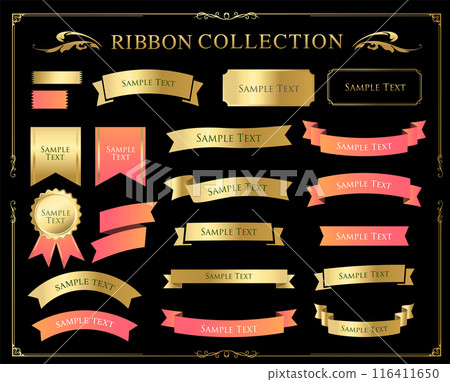 Set of ribbon 116411650
