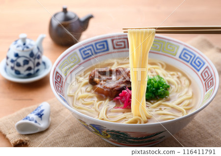 Okinawa soul food Soki soba (grilled cartilage soki soba) Okinawa soul food Soki soba (grilled cartilage soki soba) 116411791