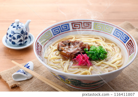 Okinawa soul food Soki soba (grilled cartilage soki soba) Okinawa soul food Soki soba (grilled cartilage soki soba) 116411807