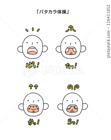 Patakara Exercise Oral Care Swallowing Prevention Training Patakara Exercise Oral Care Swallowing Prevention Training 116411852